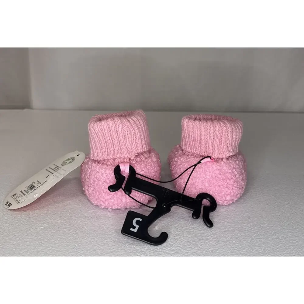 Wonder Nation Baby Girl Rainbow Slippers Pink, Size 5